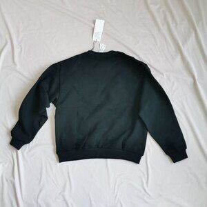 Alo Yoga NWT Black Crew Neck Pullover Size M